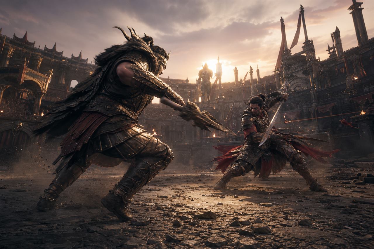 Combat and PvP game music — arena intensity and fatigue-resistant loops